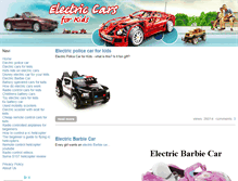 Tablet Screenshot of electriccars4kids.org